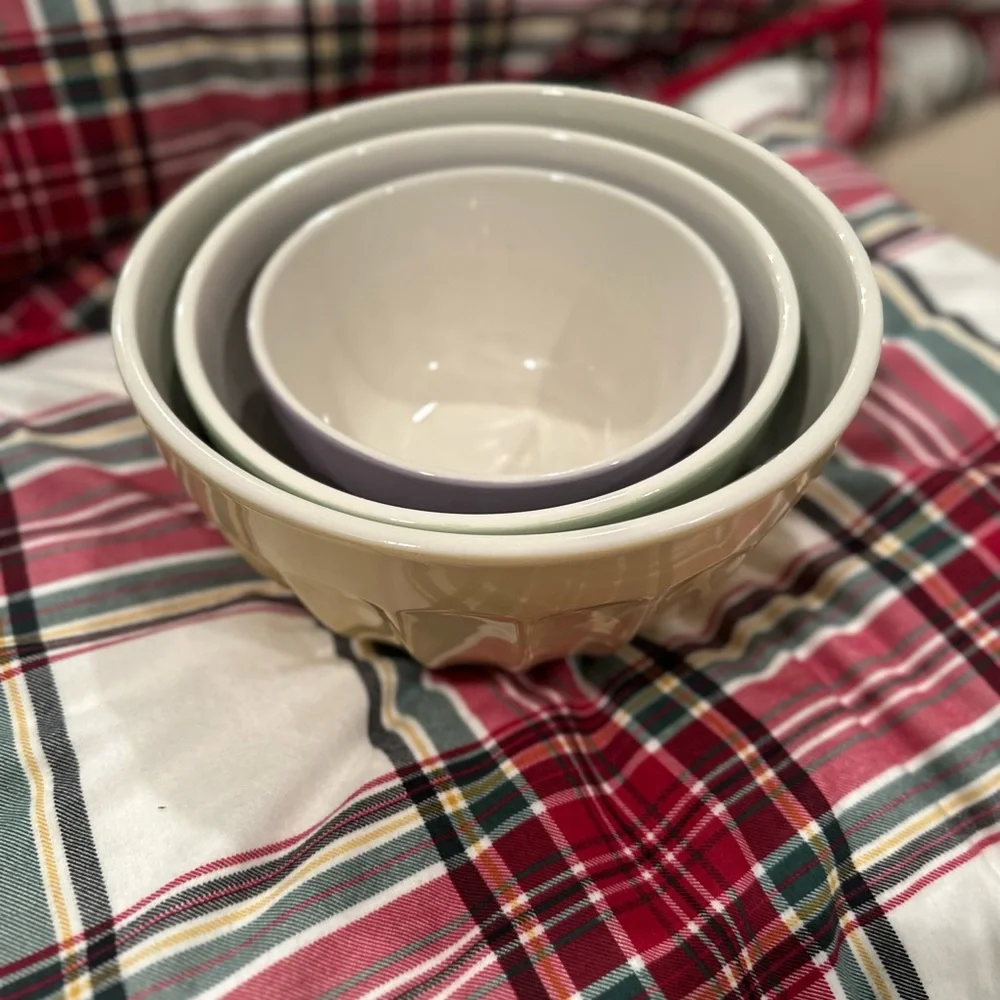 Williams-Sonoma Mixing Bowl Set - Yellow, Green, Purple